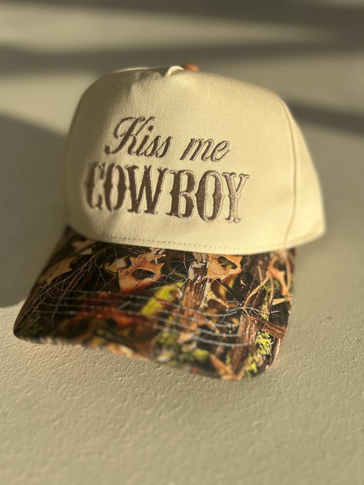 Kiss Me Cowboy Trucker Hat