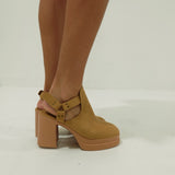 Bowie Slingback Bootie - Toffee