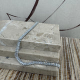Baguette Tennis Necklace - Silver