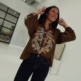 Astro Button Down Blouse
