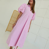 The Lisla Midi Dress - Pink