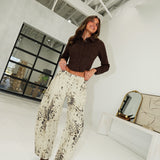 Rita Snow Leopard Jeans