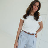 Layfair Trouser Shorts - Dew Blue