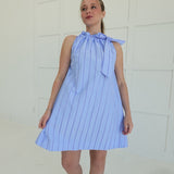 Château Mini Dress - Blue