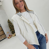 Mckinley Hooded Vest - Ivory
