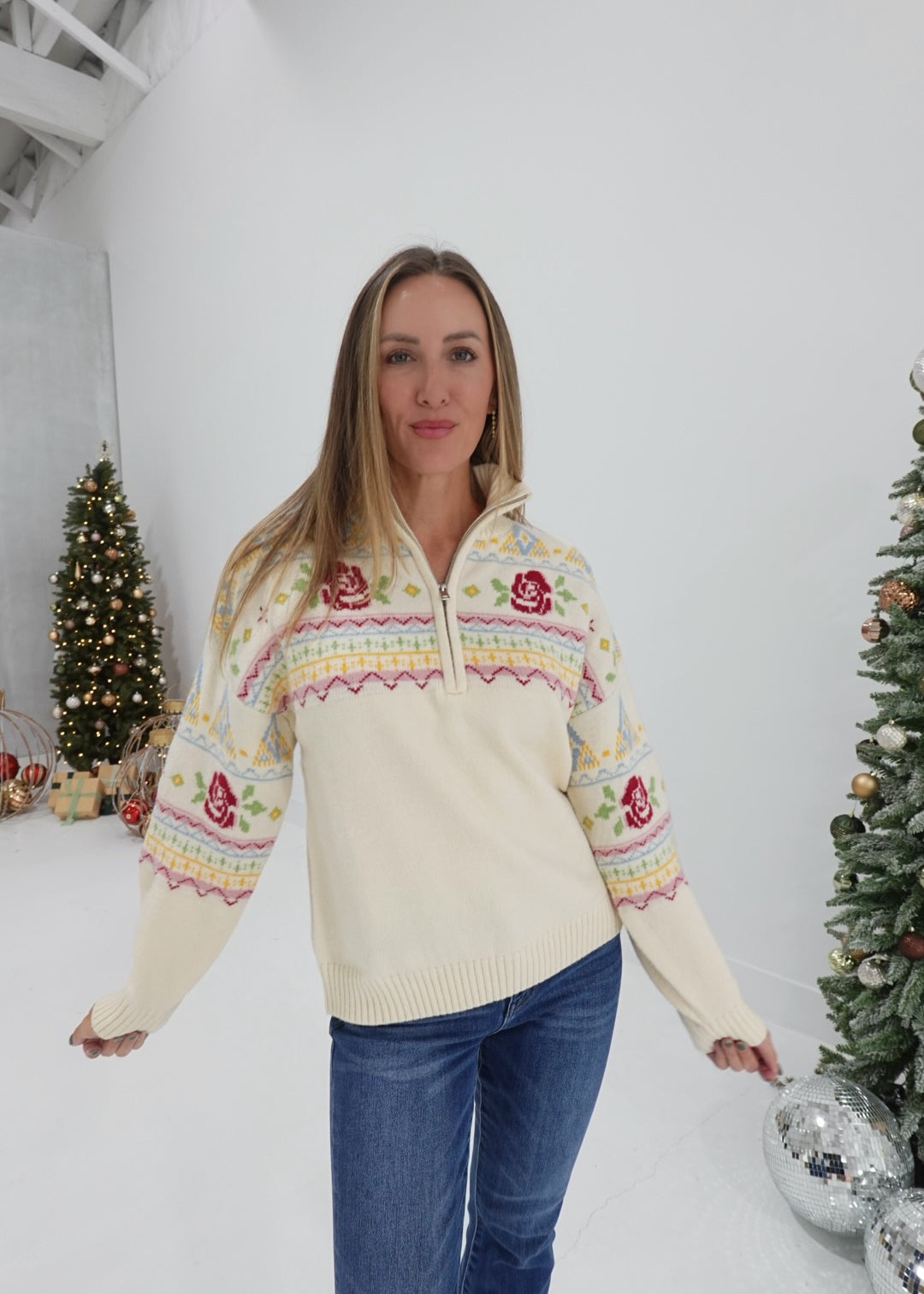 Rosie Half-Zip Sweater