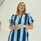 Jana Puff Sleeve Midi Dress
