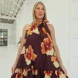 Marigold Mini Dress - Brick