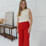 Merger Pant - Red