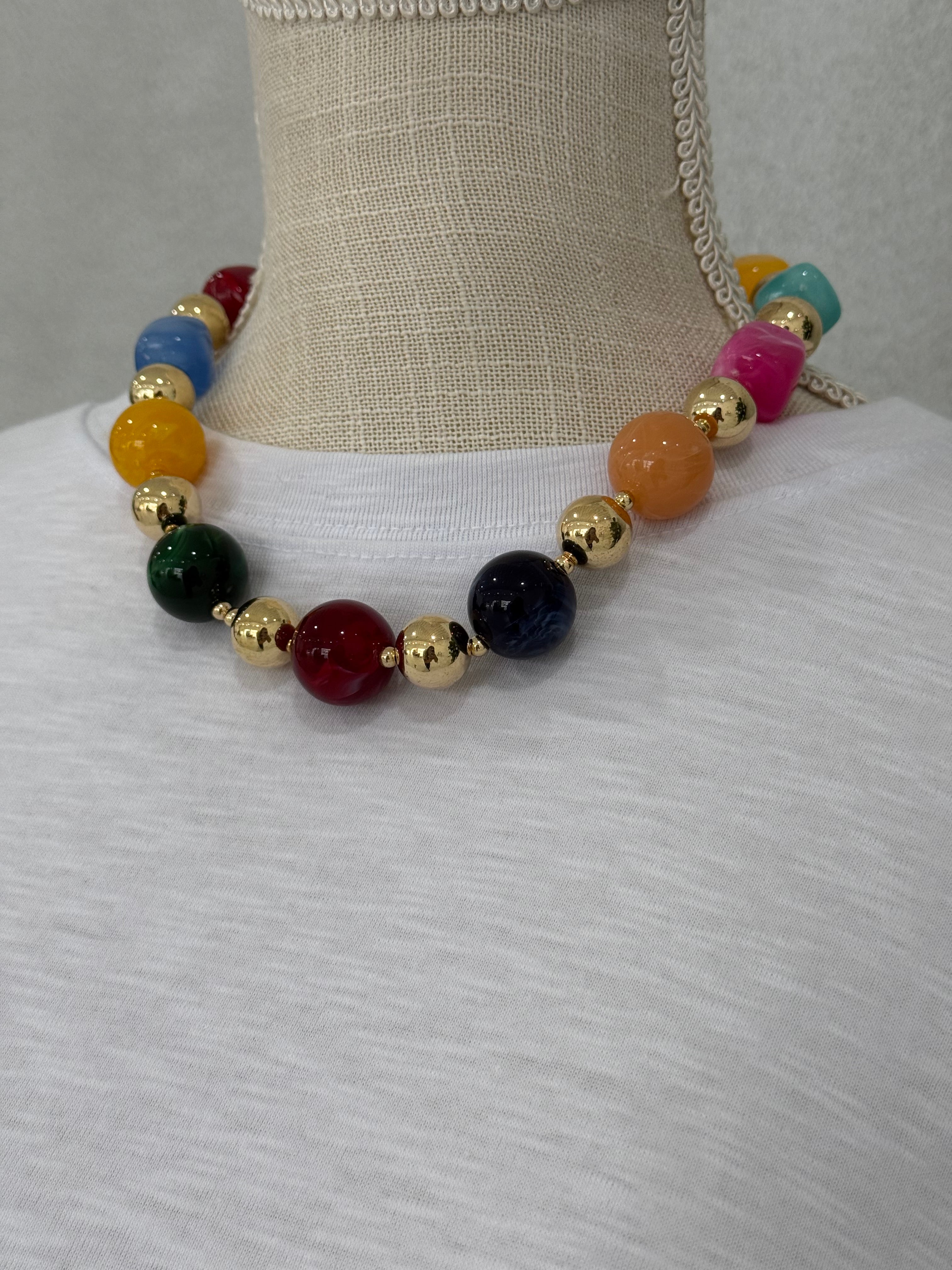 Multicolor Beaded Necklace