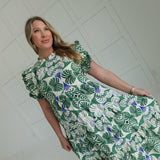 Make Things Right Midi Dress - Green
