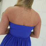 Upper Hand Midi Dress - Cobalt