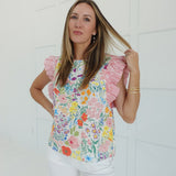 Floral Frenzy Top