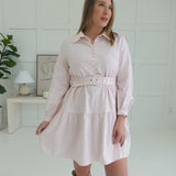 Beckoning Mini Dress - Lt Pink