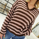 Chancey Sweater Top - Choco