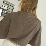 Prudence Cape Shape Top - Brown