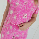 Savannah Scalloped Set - Pink