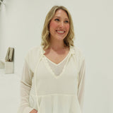 Callie Blouse - Cream