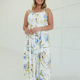 Waverly Midi Dress - Ivory Multi