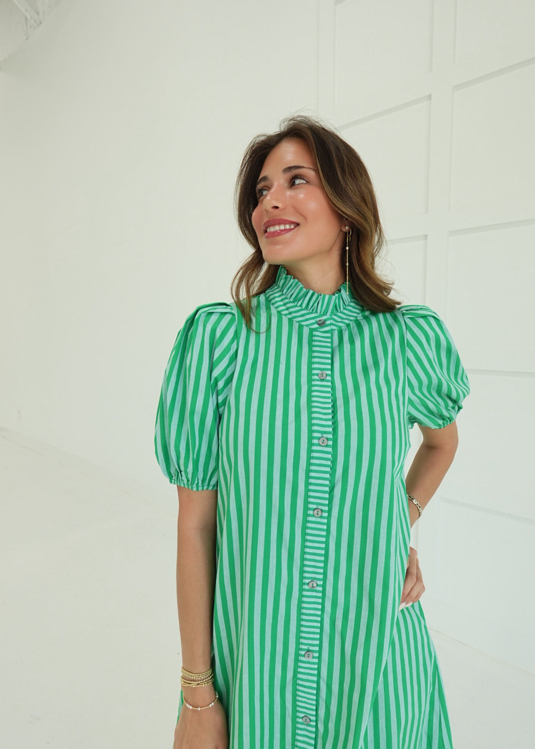 Sweet On You Midi Dress - Green