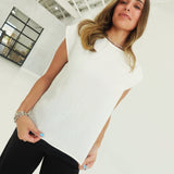 Showtime Textured Blouse - White