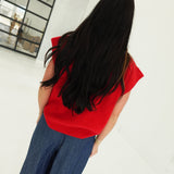 Casper Sweater Top - Red