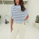 Pumpernick Sweater Vest - Blue