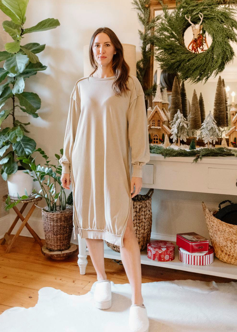 Take A Chill Pill Sweatshirt Dress