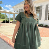 Peyton Mini Dress - Forest