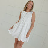 Bushel + Peck Mini Dress - Off White