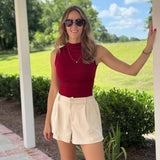 Do's & Don'ts Top - Deep Red