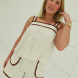 Sunkissed Scalloped Set - Natural