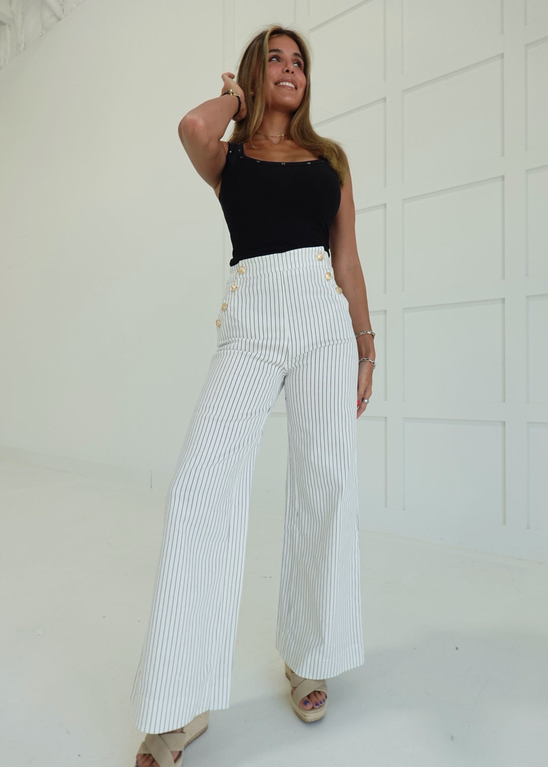 Delmar Striped Pants