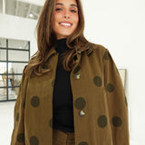 Dot to Dot Jacket - Brown