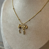 Bow Necklace - A