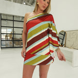 Nadine Striped Skirt Set