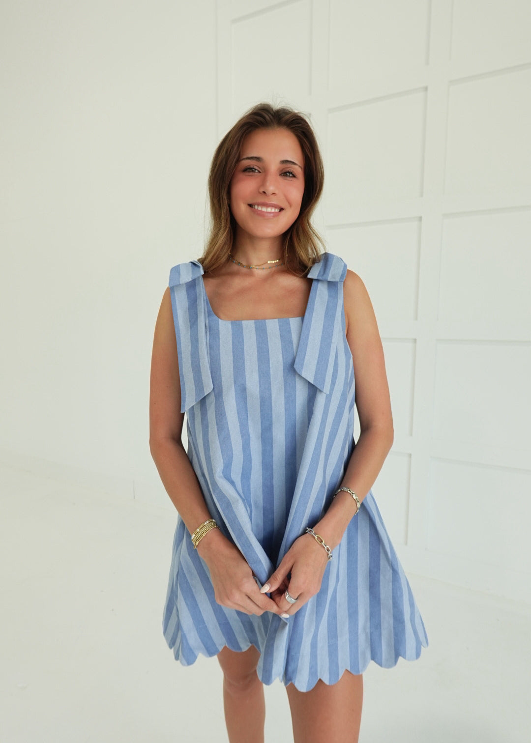 Tully Mini Dress - Denim