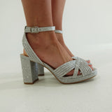Sparkle At Night Heel - Silver