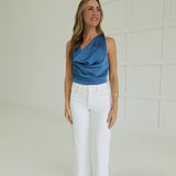 The Simple One Blouse  - Slate