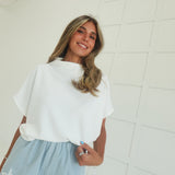 Blythe Batwing Top - Ivory