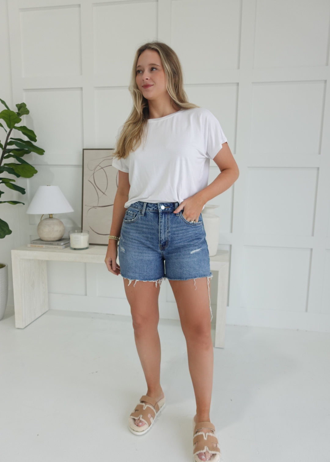 Riverside Denim Shorts