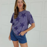 Comet Tee - Dusty Indigo