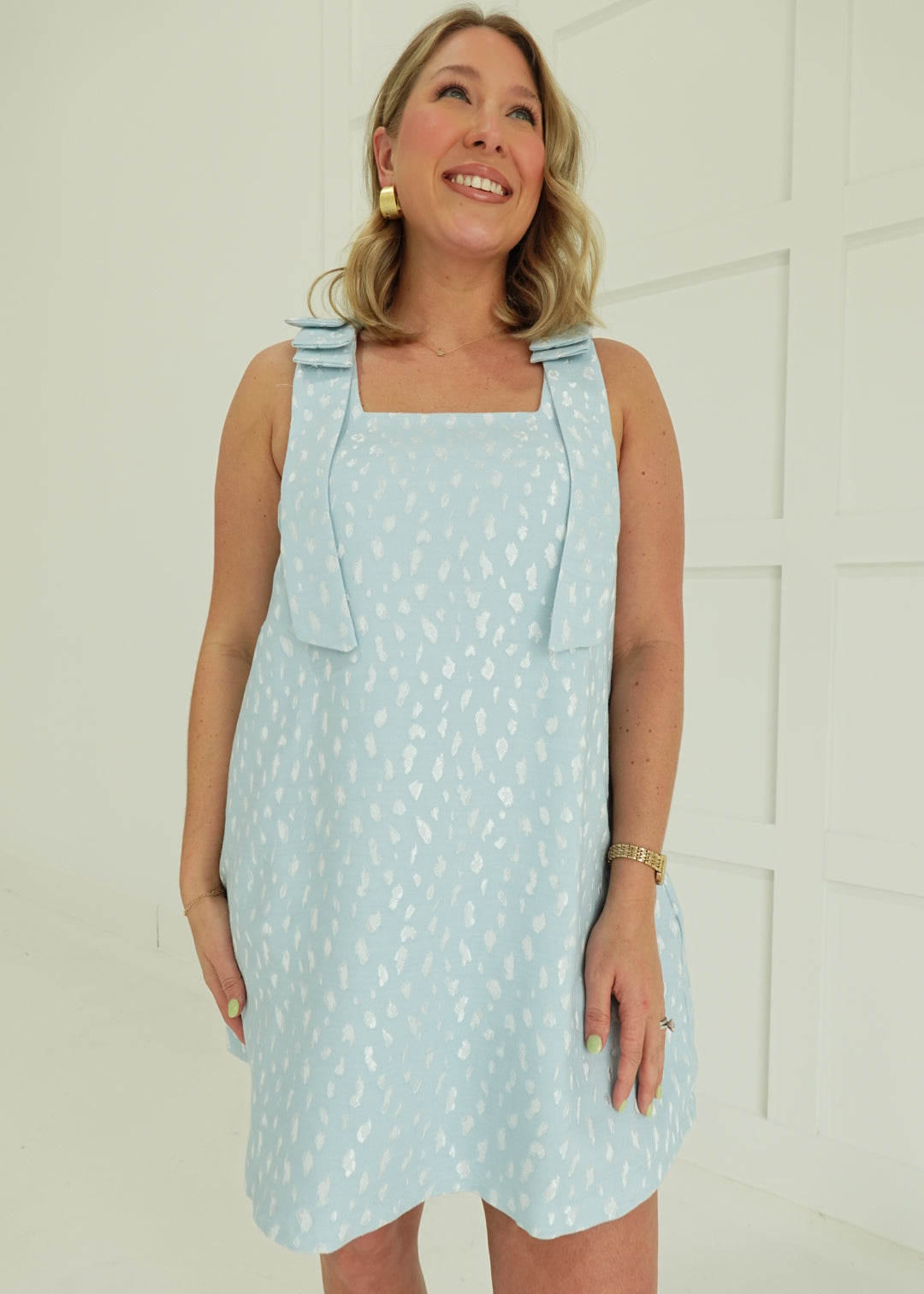Natasha Mini Dress - Blue
