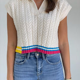 Conflict Cropped Sweater