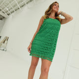 Betty Overlay Dress - Green