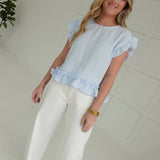 Off The Coast Top - Baby Blue