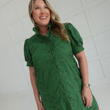 Florence Mini Dress - Forest