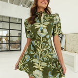 Estelle Mini Dress - Olive