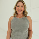 Washed & Worn Tank - Grey