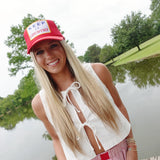 Maple Front Tie Top